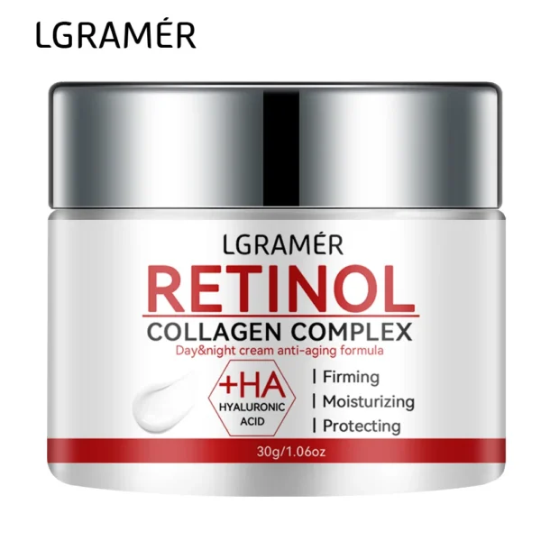 Crème visage liftante au rétinol et au collagène